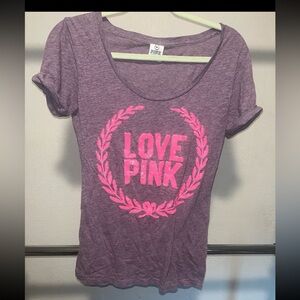 2000s Victoria’s Secret pink sequence shirt